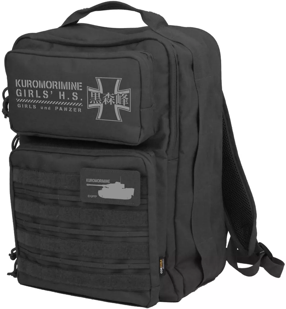 黒森峰女学園 ファンクショナルバックパック ブラック 「ガールズ&パンツァー 最終章」