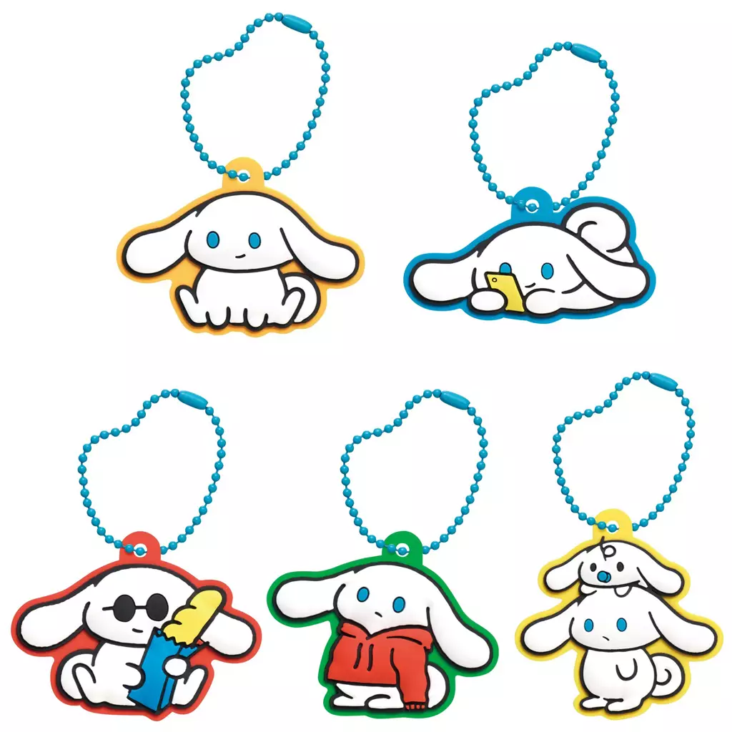 全5種セット 「I.CINNAMOROLL ゆるっとふっくらラバーマスコット」