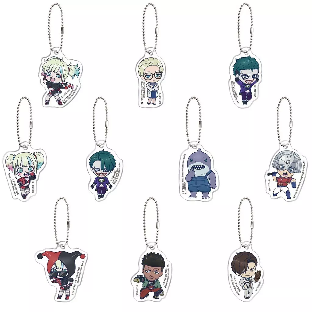 全10種セット 「異世界スーサイド・スクワッド アクリルチャーム」
