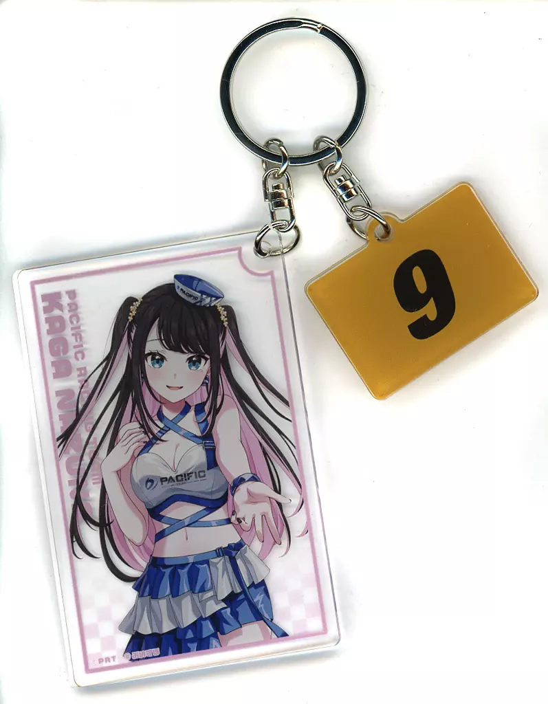 花芽なずな(夏コス) カード型アクリル 「PACIFIC RACING TEAM×バーチャルYouTuber ぶいすぽっ! RACING PROJECT」 SUPERGT Rd.4グッズ