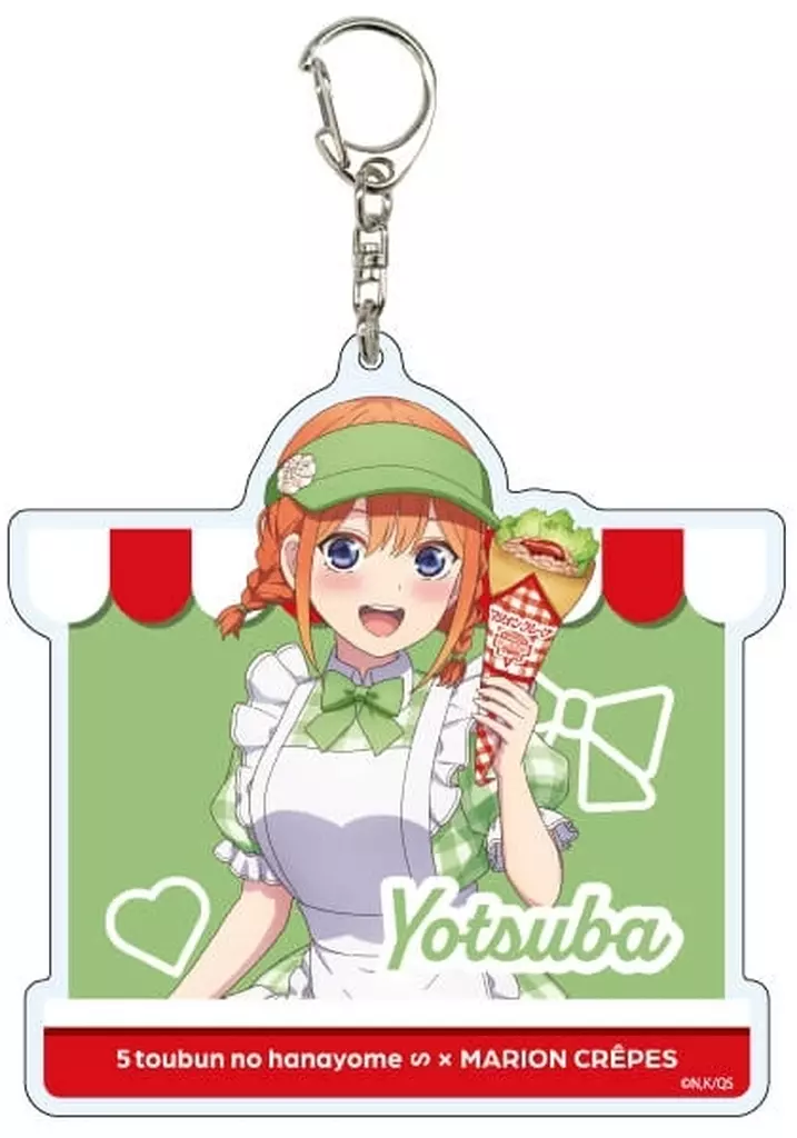 29.中野四葉 クレープ店員ver.(描き下ろしイラスト) デカアクリル 「五等分の花嫁∽」
