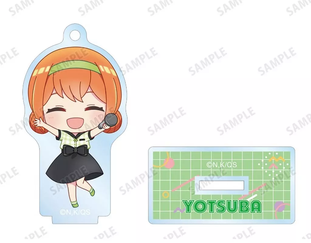 中野四葉(カラオケ) 「五等分の花嫁∽×ROUND1 トレーディング ちびキャラ アクリルスタンド」