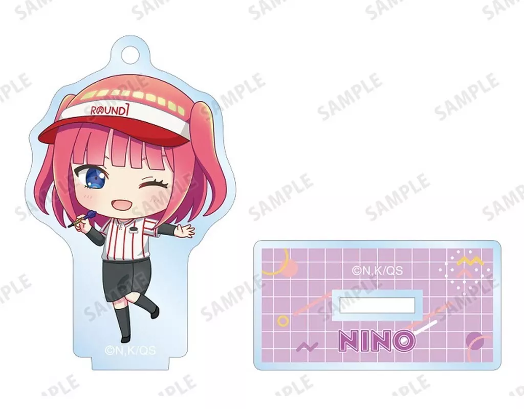 中野二乃(スポッチャ) 「五等分の花嫁∽×ROUND1 トレーディング ちびキャラ アクリルスタンド」