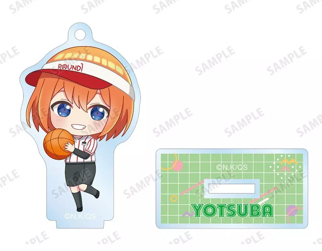 中野四葉(スポッチャ) 「五等分の花嫁∽×ROUND1 トレーディング ちびキャラ アクリルスタンド」