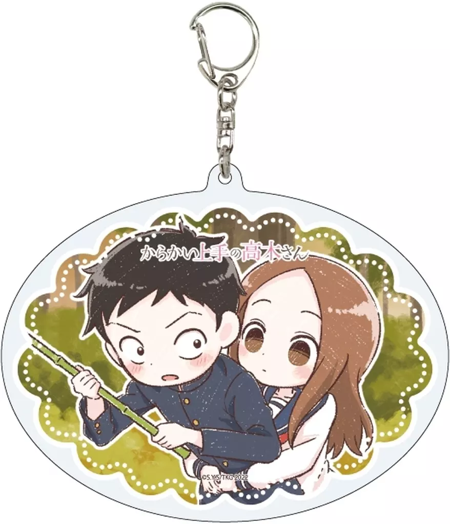 03.高木さん＆西片B(グラフアートイラスト) デカアクリルキーホルダー 「からかい上手の高木さん」