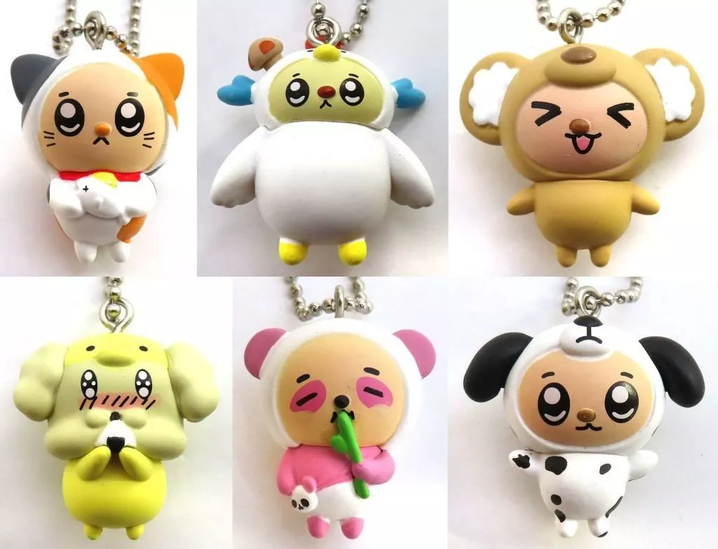 全6種セット 「あげおとティム フィギュアマスコット アニマルバージョン」