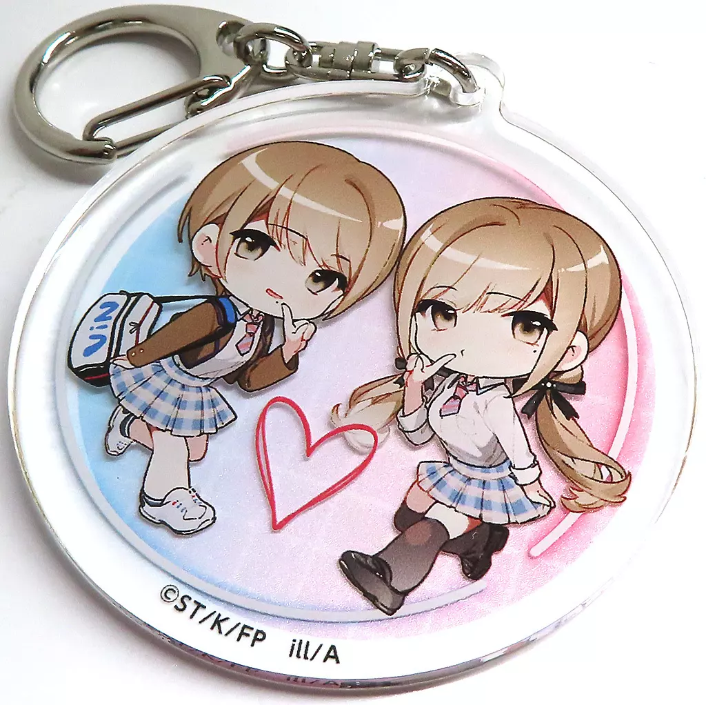 神宮寺琉実＆神宮寺那織(ミニキャラ) アクリル 「くじ引き堂 恋は双子で割り切れない オンラインくじ」 C-4賞