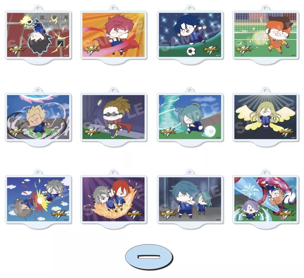 全12種セット 「イナズマイレブン オリオンの刻印 ちるコレ まるっとスタンド 01」