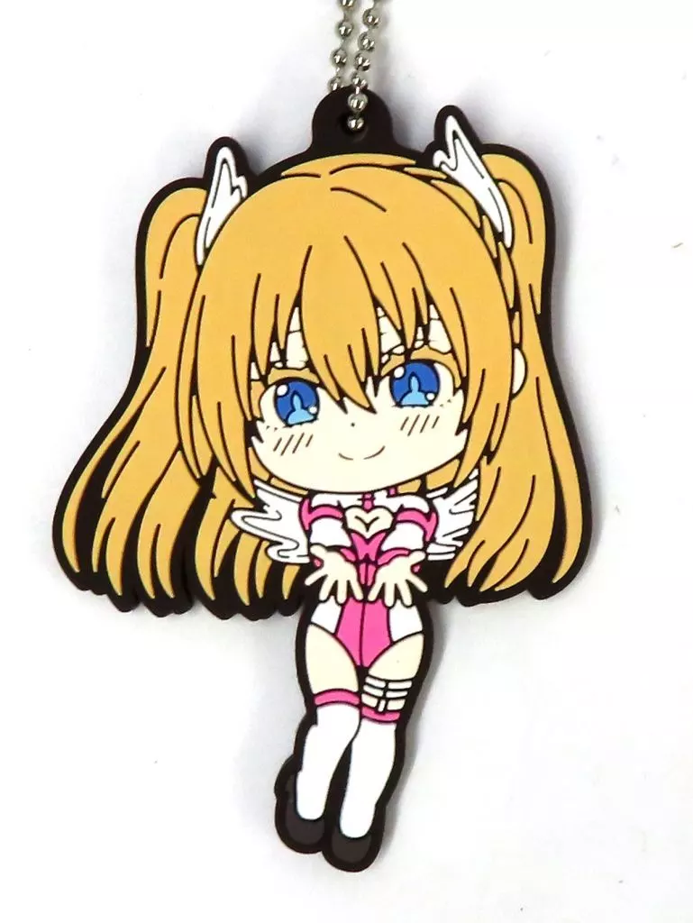 天乃リリサ(リリエル/稽古着・正面) ラバーチャーム きゅんキャラいらすとれーしょんず 「一番くじ 2.5次元の誘惑」 F賞
