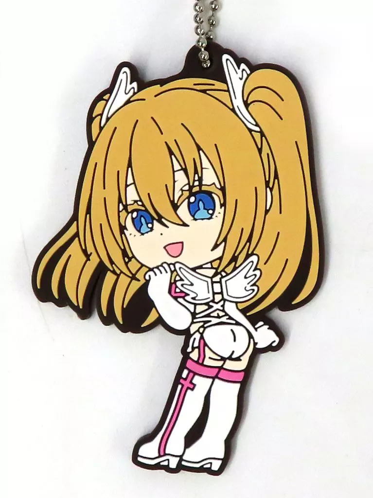天乃リリサ(リリエル/稽古着・後ろ姿) ラバーチャーム きゅんキャラいらすとれーしょんず 「一番くじ 2.5次元の誘惑」 F賞