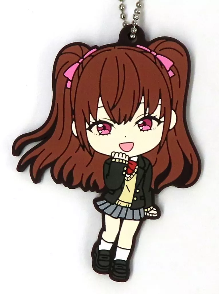 橘美花莉(制服) ラバーチャーム きゅんキャラいらすとれーしょんず 「一番くじ 2.5次元の誘惑」 F賞