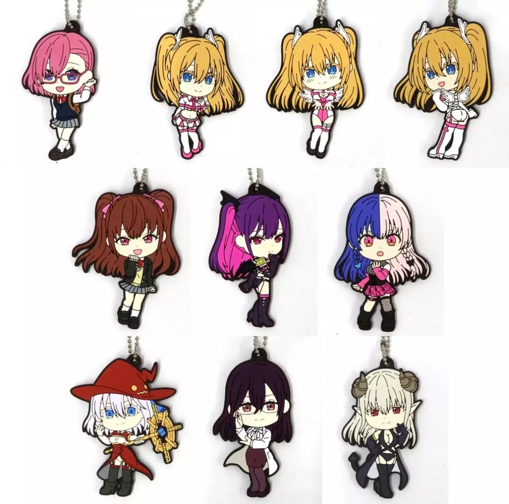 全10種セット ラバーチャーム きゅんキャラいらすとれーしょんず 「一番くじ 2.5次元の誘惑」 F賞