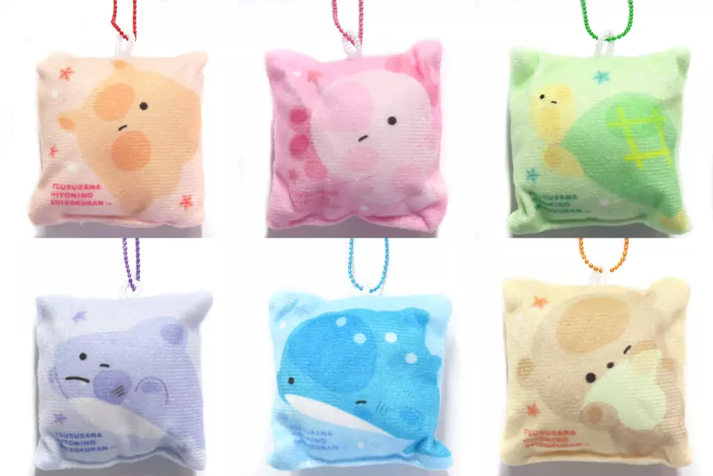 全6種セット 「つぶらな瞳の水族館 ミニクッション」