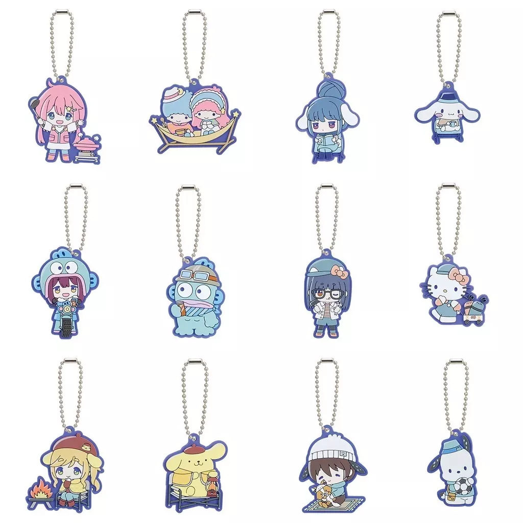 全12種セット 「ゆるキャン△×サンリオキャラクターズ スペシャルラバーマスコット」