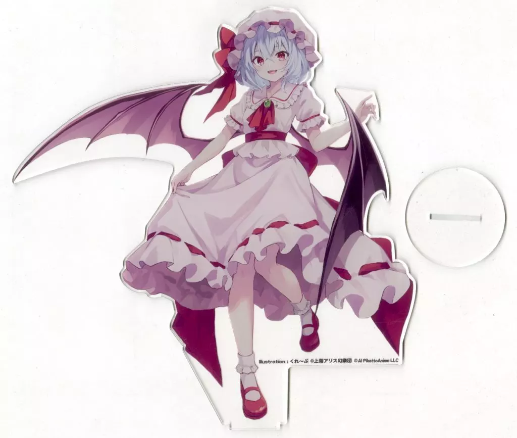 レミリア・スカーレット BIGアクリルスタンド 「MOLLY.ONLINEスクラッチ くれ～ぷ先生 東方紅魔郷」 A-1賞
