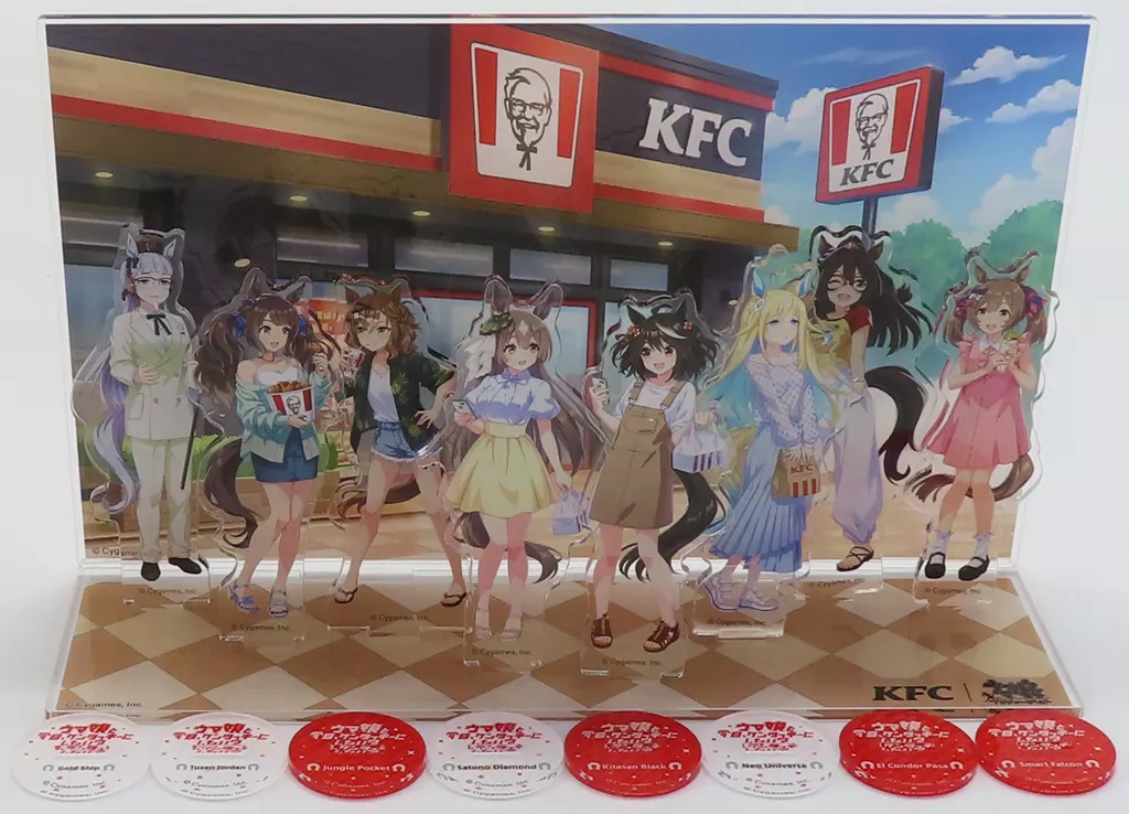 集合 描き下ろしアクリルスタンド(アクリルジオラマ) 「ウマ娘