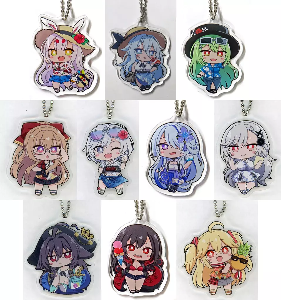 全10種セット 「アズールレーン アズ旅 in沖縄 デフォルメアクリル」