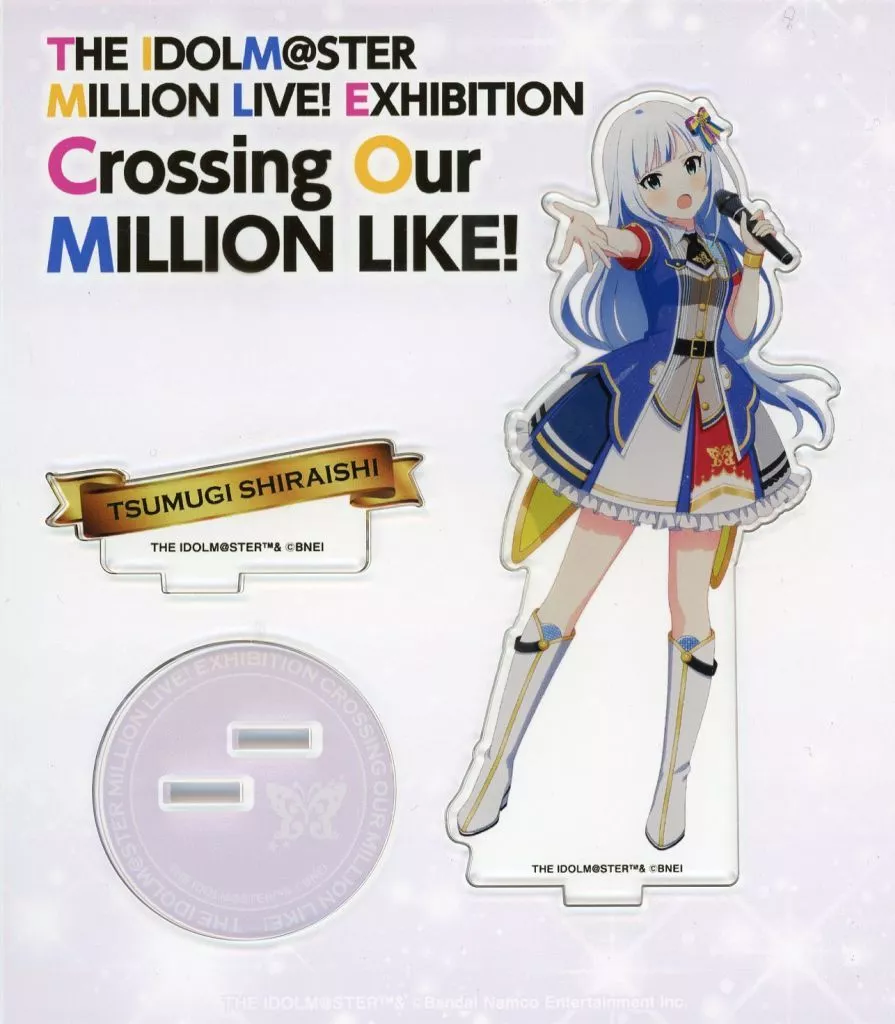 白石紬 公式アクリルスタンド 「アイドルマスター ミリオンライブ!展 ～Crossing Our MILLION LIKE!～」