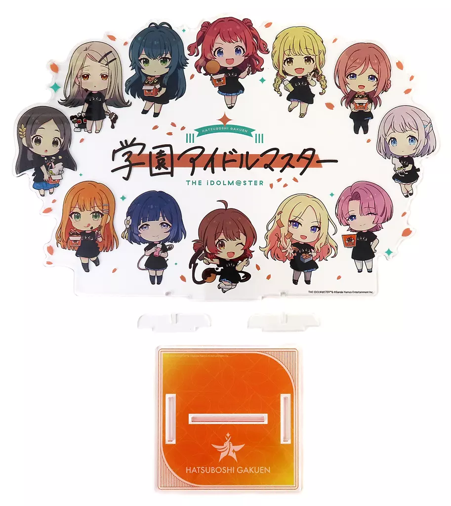 集合 BIGダイカットスタンド 「学園アイドルマスター×ばくだん焼本舗 池袋店限定 POP UP」