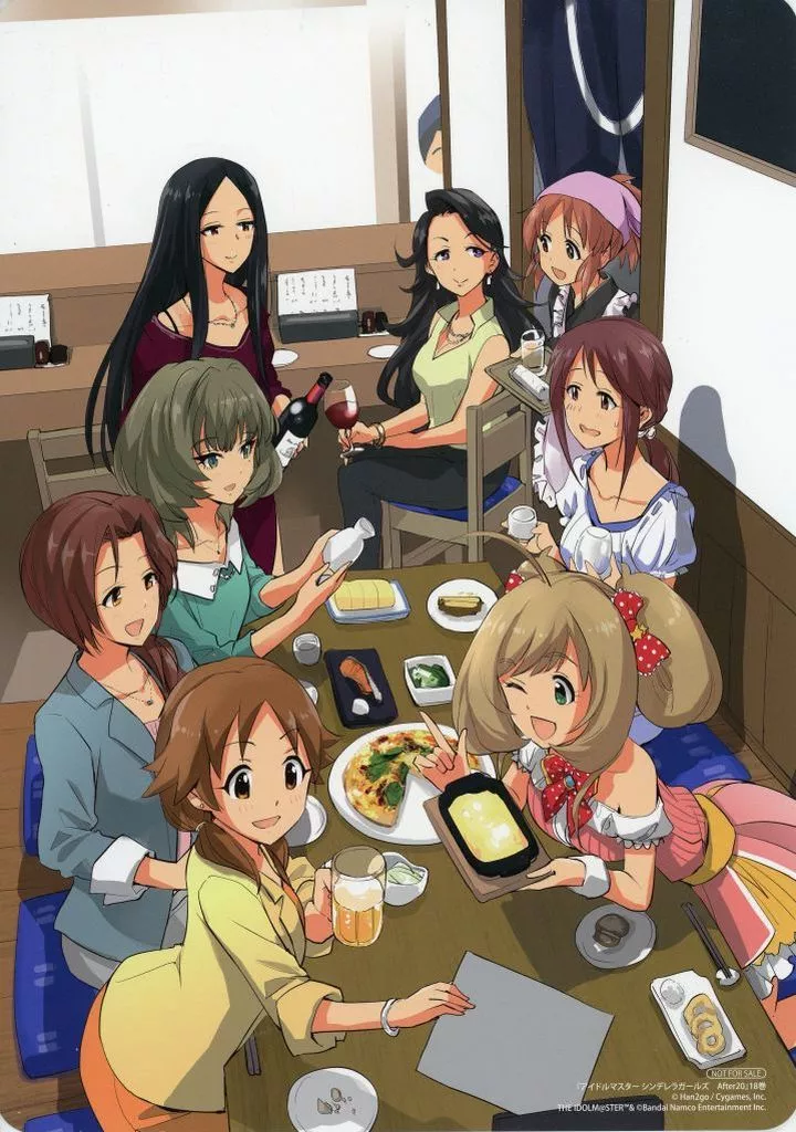 集合 A4ビジュアルボード 「コミックス アイドルマスター シンデレラガールズ After20 18巻」 アニメイト購入特典