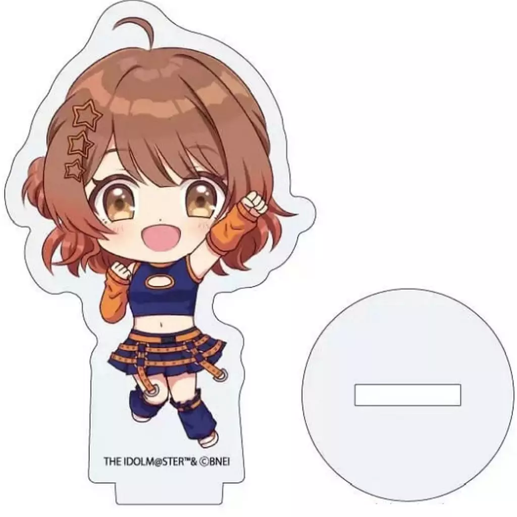 花海佑芽 「学園アイドルマスター グッズフェア in ゲーマーズ アクリルぷちスタンド 01/シミラールック衣装ver.(ミニキャライラスト)」