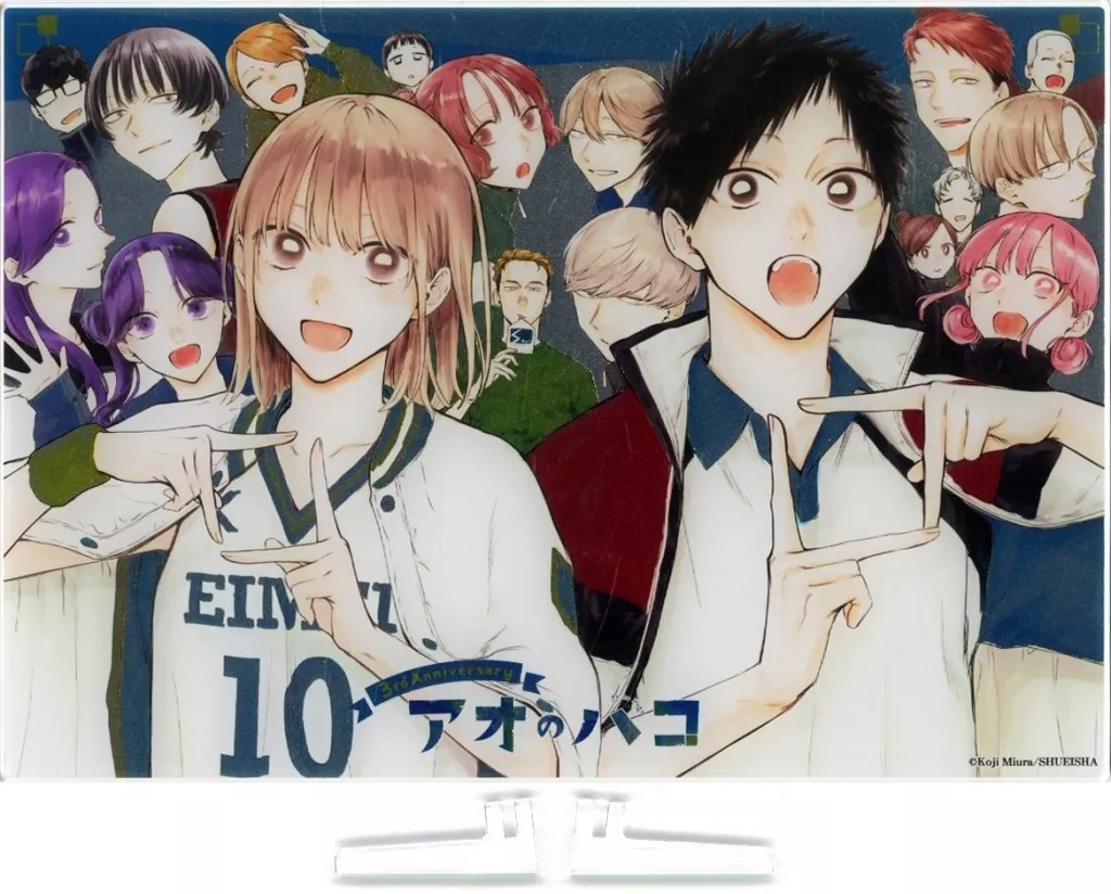 アクリルスタンド・アクリルパネル　集合 箔入りアクリルアート -連載3周年突破記念Ver.- 「アオのハコ」