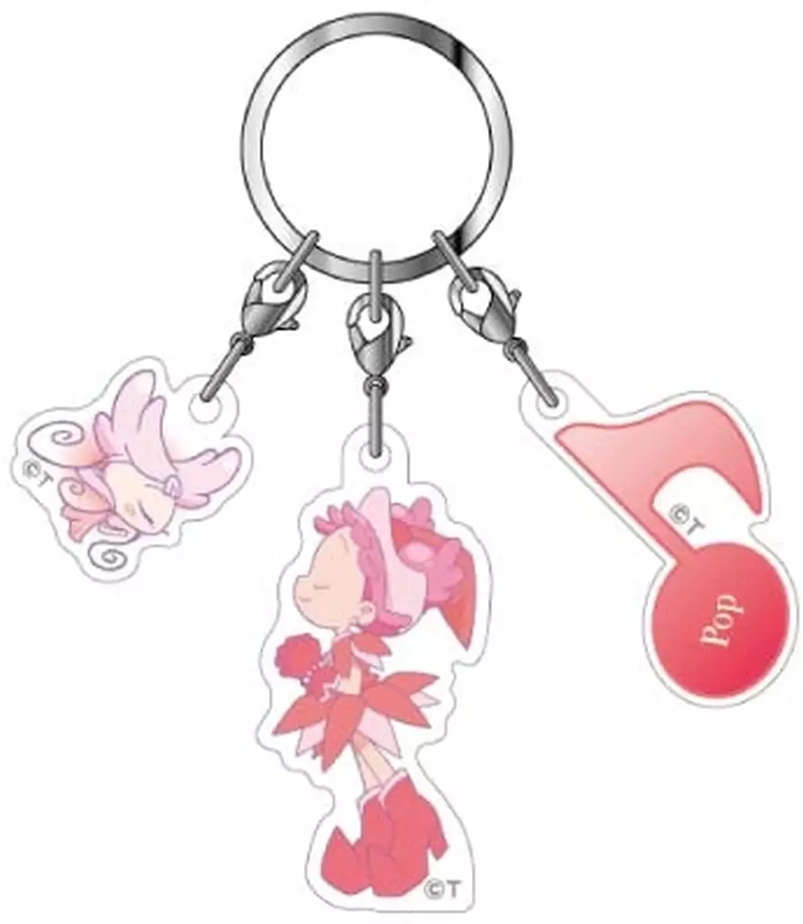 7.春風ぽっぷ 3連アクリル 「おジャ魔女どれみドッカ～ン!」