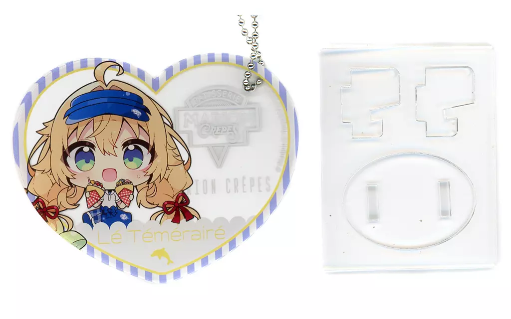 ル・テメレール ぴくりあアクキー＆スタンド 「アズールレーン×マリオンクレープ」