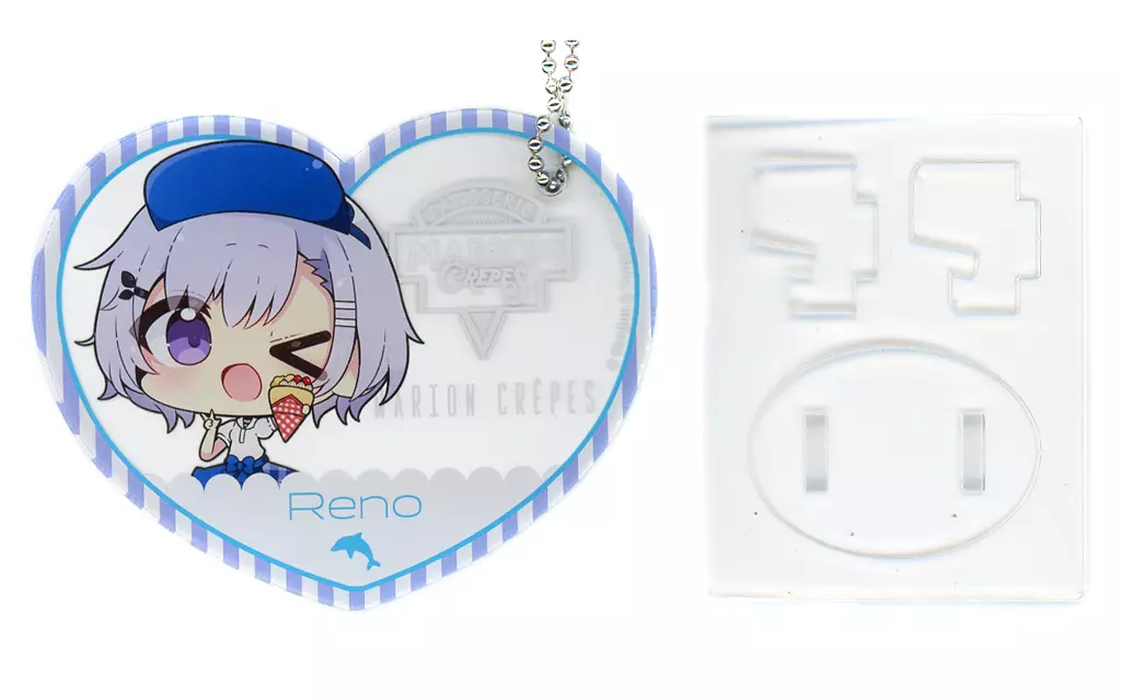 リノ ぴくりあアクキー＆スタンド 「アズールレーン×マリオンクレープ」
