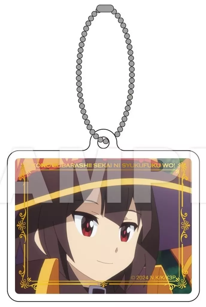 めぐみん 「この素晴らしい世界に祝福を!3 トレーディング箔押し風アクリル」