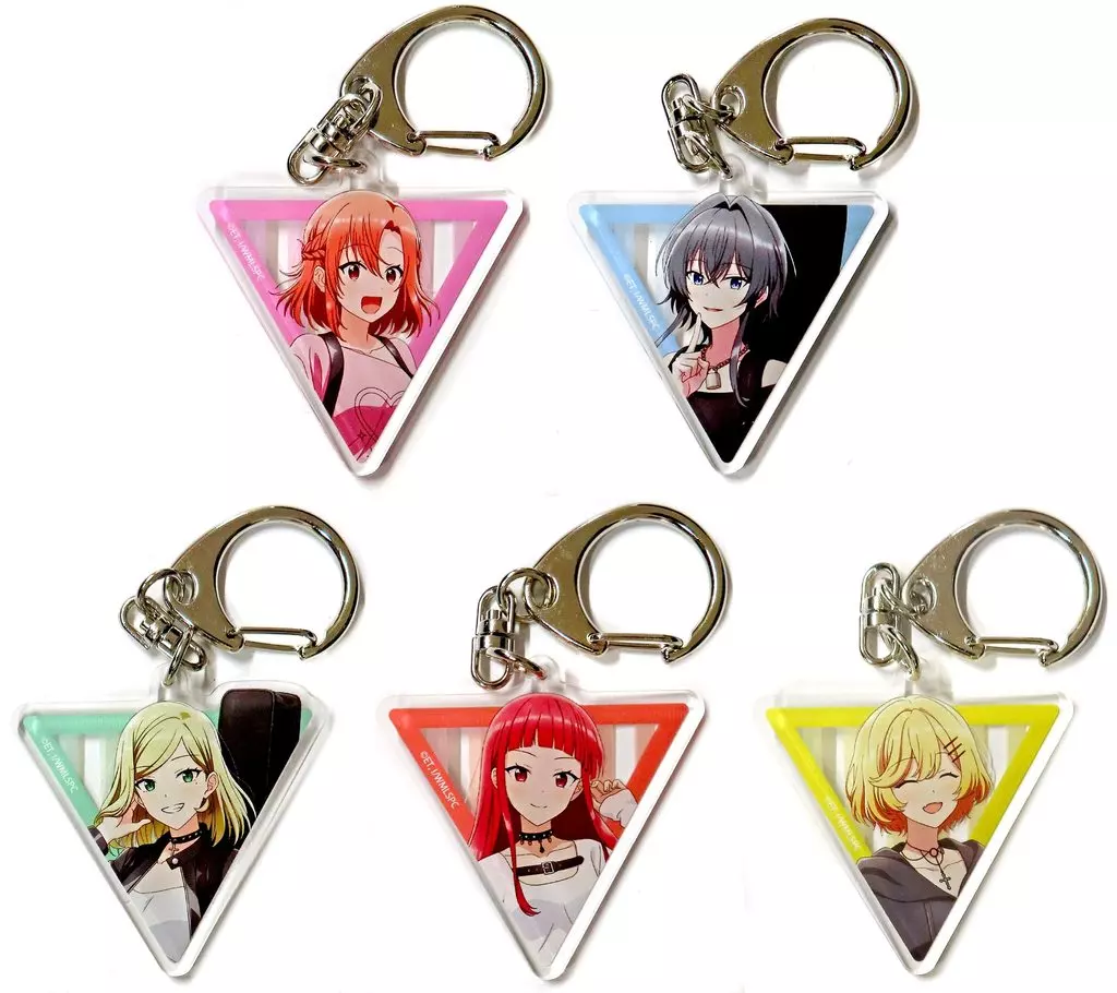 全5種セット 「ささやくように恋を唄う ポップアップストア in ゲーマーズ アクリル(ブラインド) ガールズバンドver.」