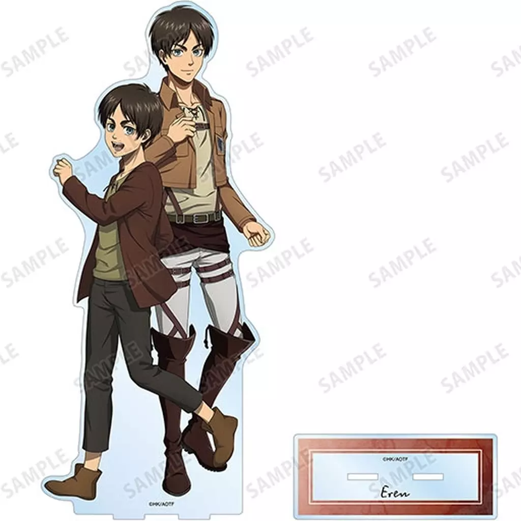 エレン・イェーガー 描き下ろし 過去と現在ver. 特大アクリルスタンド 「進撃の巨人」_image