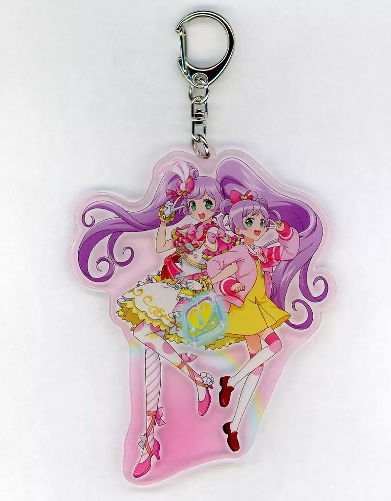 真中らぁら(コーデチェンジ前後) アクリル 「アイドルランドプリパラ×プリズムストーンカフェ」