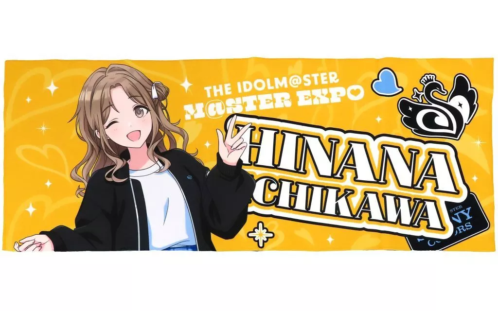市川雛菜 公式フルグラフィックタオル 「アイドルマスター シャイニーカラーズ」 THE IDOLM＠STER M＠STER EXPOグッズ