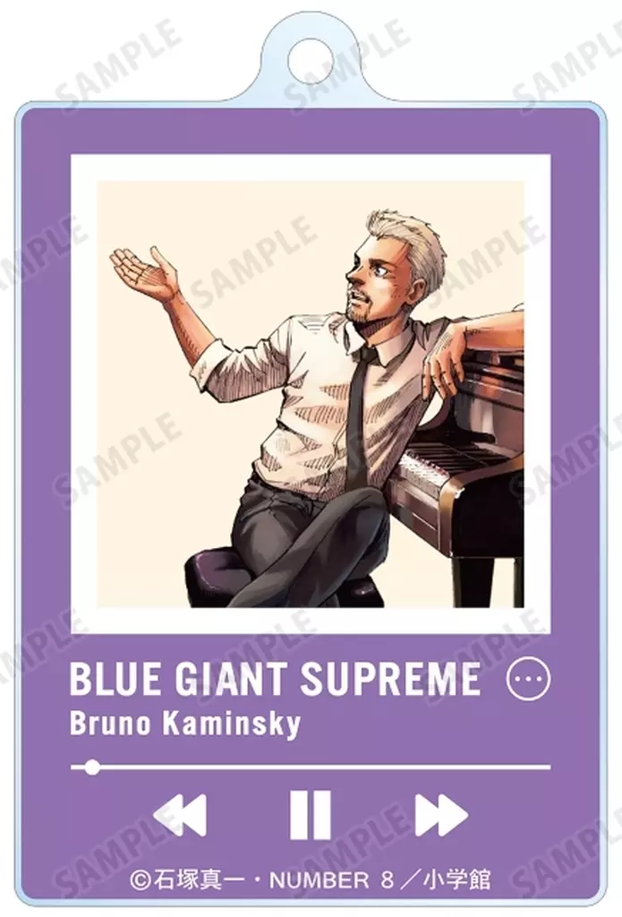 ブルーノ・カミンスキ 「BLUE GIANTトレーディングミュージックプレイヤー風アクリル」