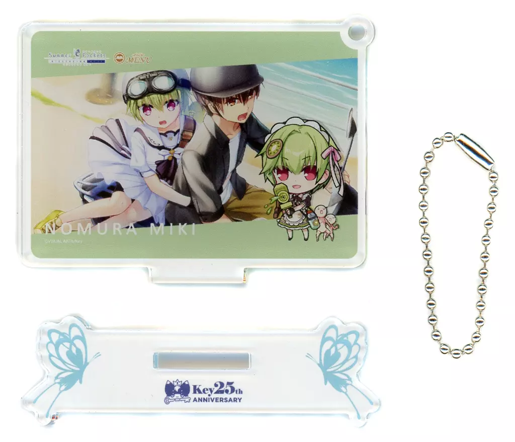 野村美希 「Summer Pockets REFLECTION BLUE×cafe＆bar MENU イラストカードアクリルスタンド」