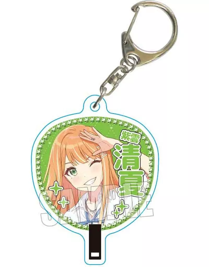 紫雲清夏 うちわ 「学園アイドルマスター TSUTAYA POP UP SHOP」