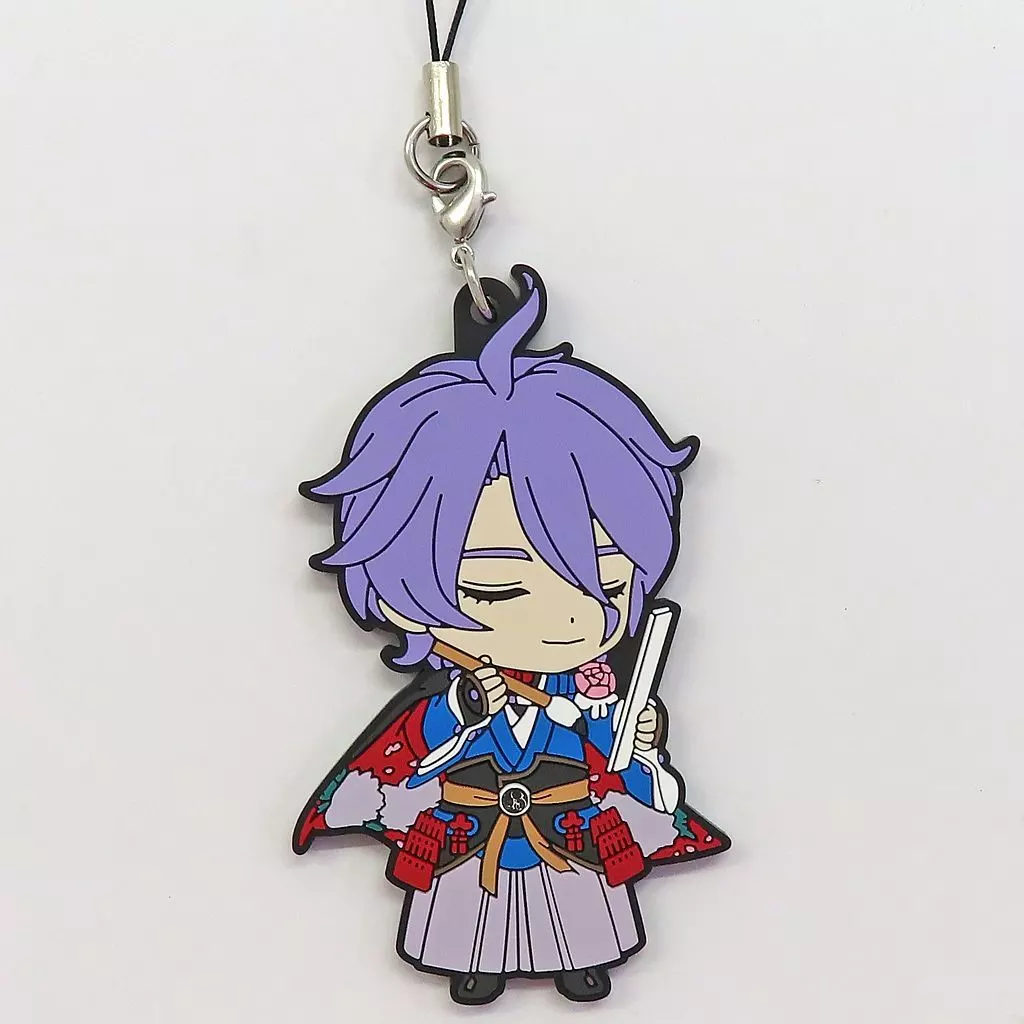 歌仙兼定 風流だねえ・・・Ver. ラバーストラップ 「刀剣乱舞-ONLINE- ねんどろいど 歌仙兼定」 GOODSMILE ONLINE SHOP購入特典