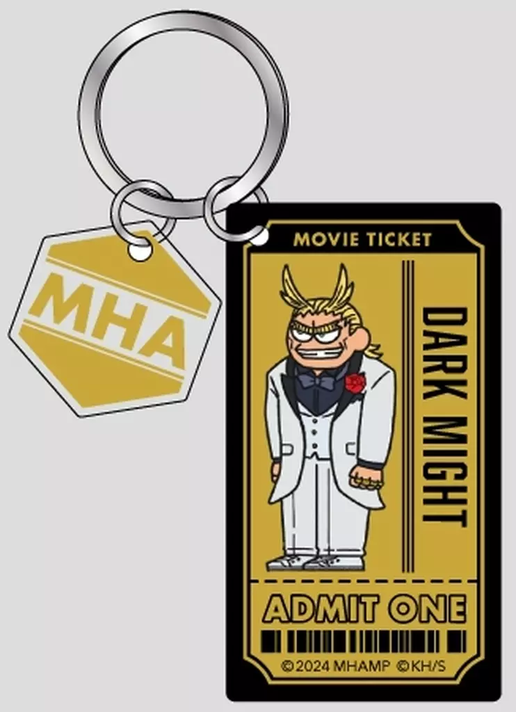 ダークマイト ジロリ ラバー塗装風2連アクリル 「僕のヒーローアカデミア THE MOVIE ユアネクスト」
