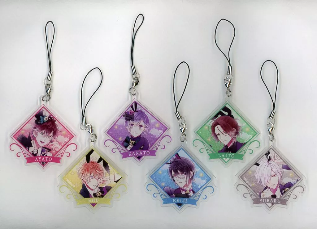 全6種セット アクリル 「DIABOLIK LOVERS Luna Lapin くじ Type A」 C賞