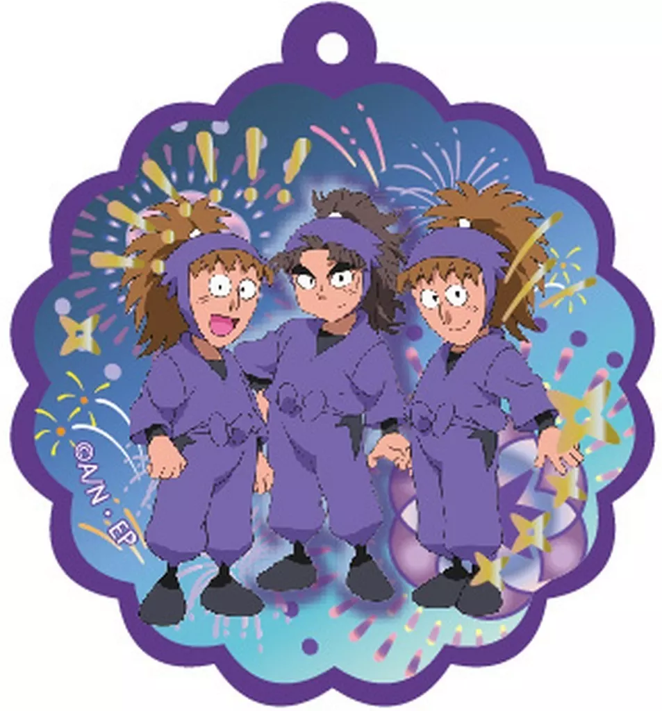 はちや三郎＆竹谷八左ヱ門＆不破雷蔵 「忍たま乱太郎 キラキラアクリルキーチェーン 花火ver.」