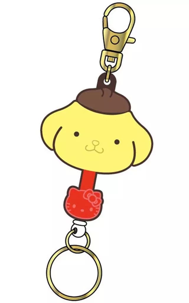 4.ポムポムプリン ラバーキーリール 「サンリオキャラクターズチョコレート」