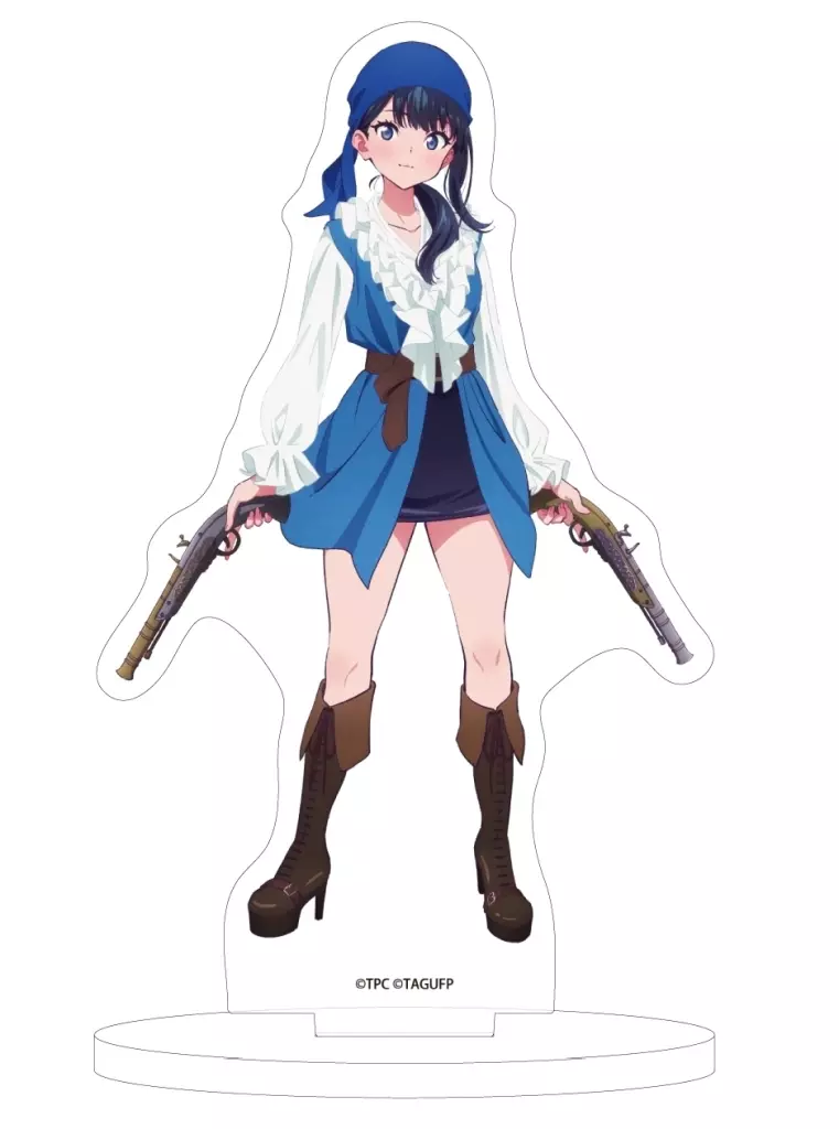 12.宝多六花 海賊ver.(描き下ろしイラスト) アクリルスタンド 「グリッドマンユニバース」