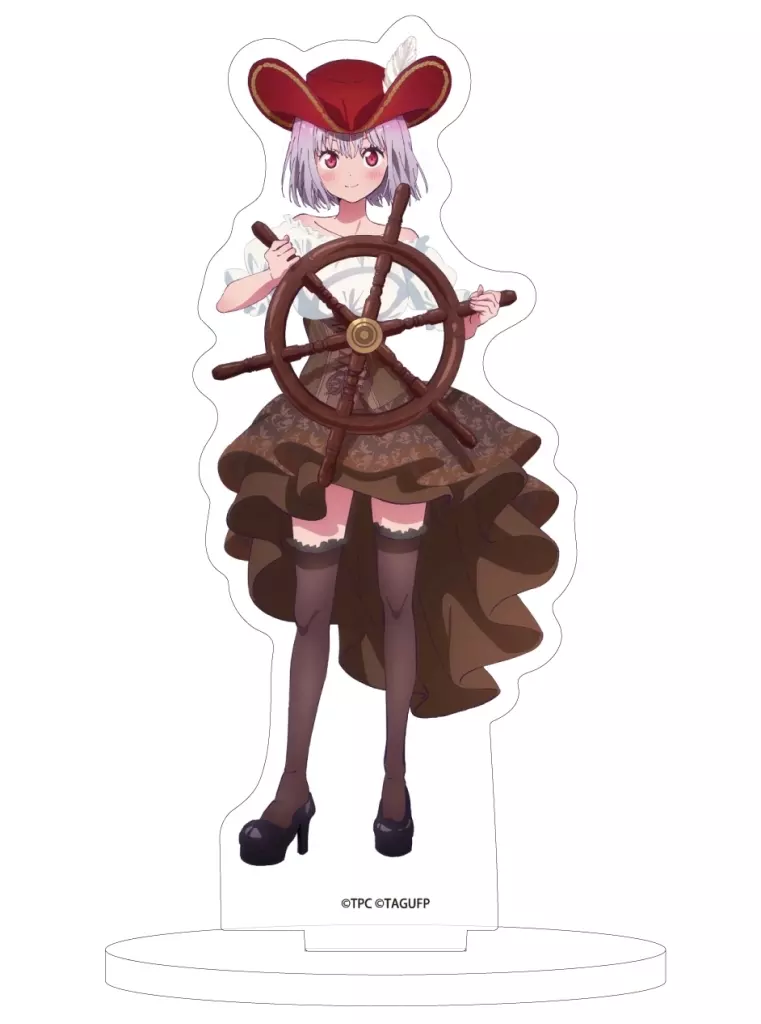13.新条アカネ 海賊ver.(描き下ろしイラスト) アクリルスタンド 「グリッドマンユニバース」_image