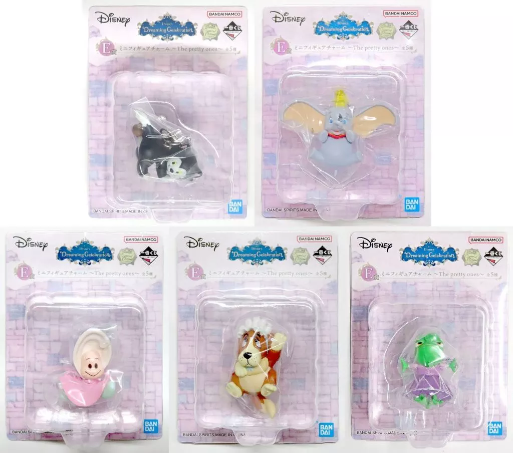 全5種セット ミニフィギュアチャーム～The pretty ones～ 「一番くじ Disney Dreaming Celebration」 E賞