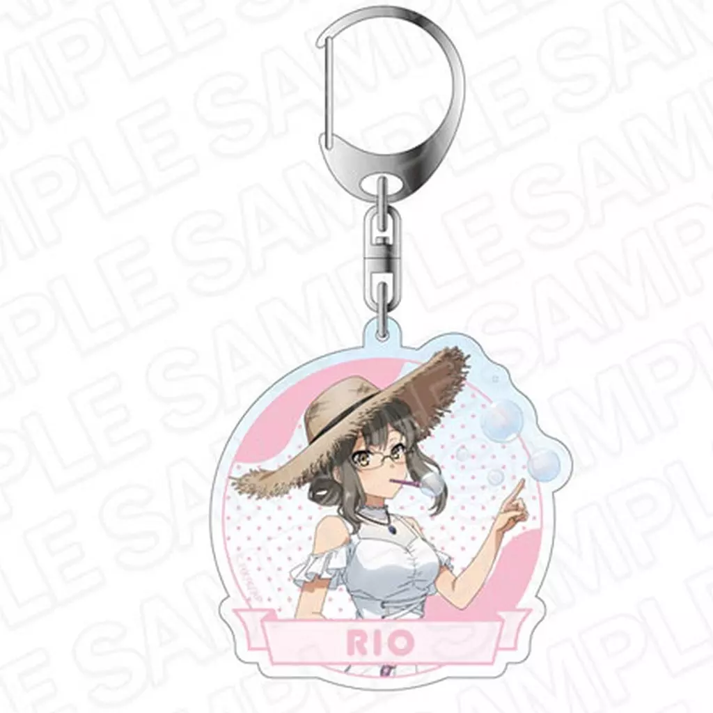 双葉理央 ホログラム 麦わら ver. 「青春ブタ野郎はランドセルガールの夢を見ない POP UP SHOP」