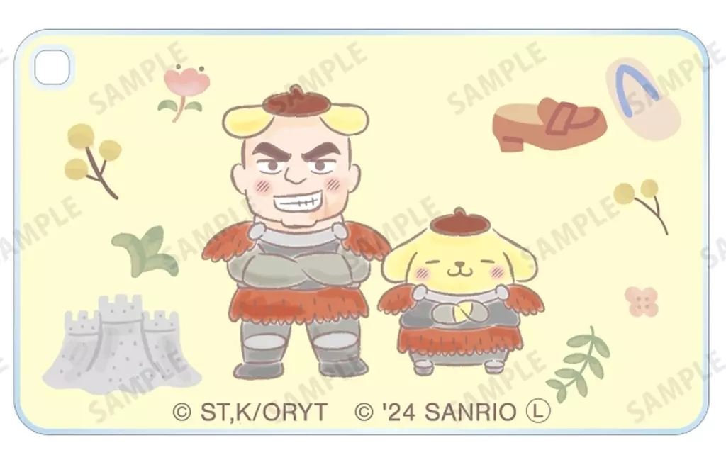 ドルーシ×ポムポムプリン 「王様ランキング×サンリオキャラクターズ トレーディングスクエアアクリル」