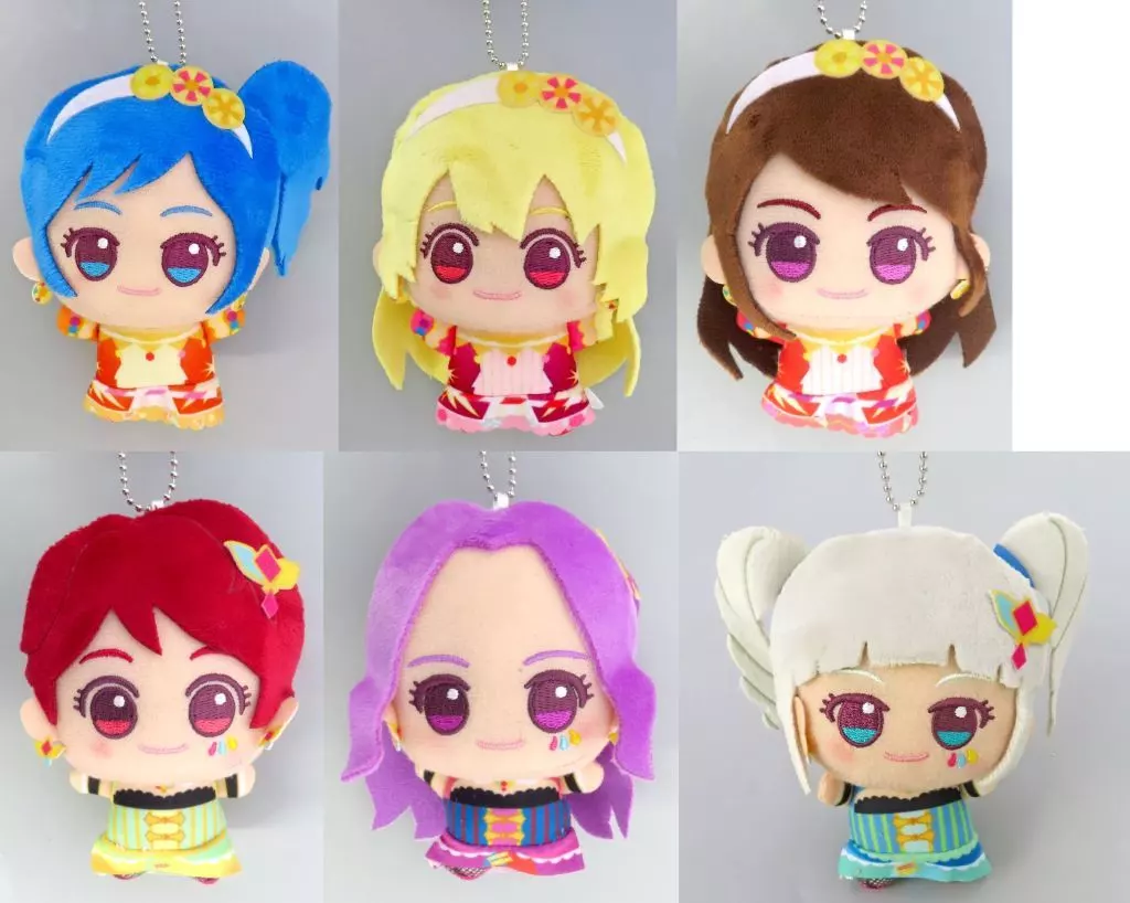 全6種セット ちびぐるみ～ソレイユ＆トライスター～ 「アイカツ!」 ナムコ限定