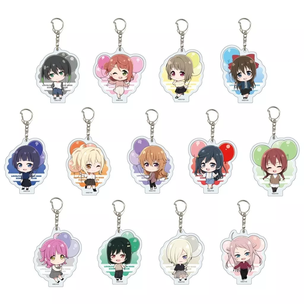全13種セット 「ラブライブ!虹ヶ咲学園スクールアイドル同好会 オータムフェア in ゲーマーズ アクリル おでかけver.」