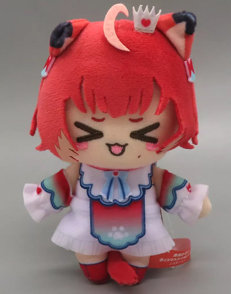 赤見かるび(新衣装/笑顔) ボイスマスコットぬいぐるみ 「バーチャルYouTuber 赤見かるび×GiGO おにくの国のキャンペーン 2024」